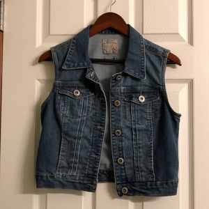 Juniors jean vest